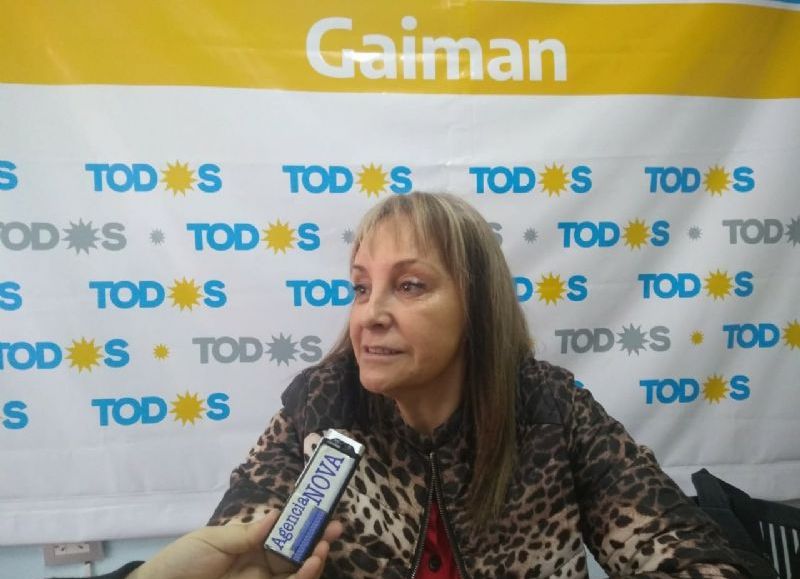 Gladys Ibarra: "Somos una opción que puede cambiar la vida de muchas personas de Gaiman"