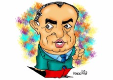 Mart�n Buzzi, gobernador de la Provincia (Caricatura Exclusiva de NOVA)
