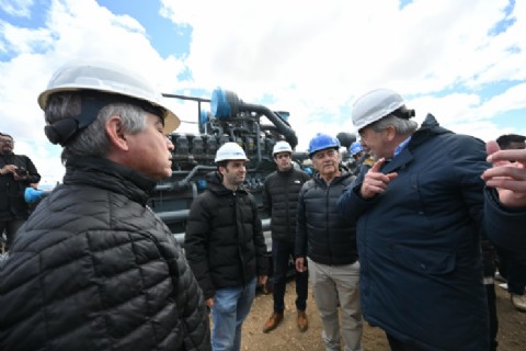 Torres presentó la finalización de la interconexión del Gasoducto Cordillerano