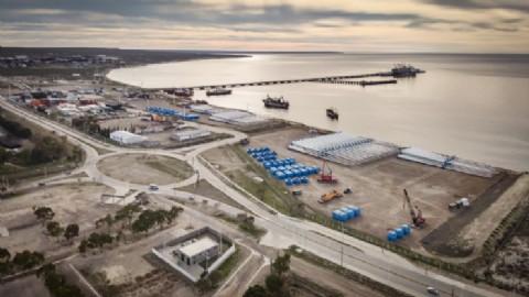 Chubut avanza en una obra energética inédita que favorecerá al Sistema Portuario Nacional