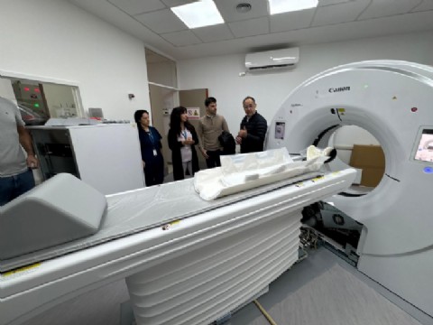 Llegó el nuevo tomógrafo al Hospital de Alta Complejidad "María Humphreys" y en los próximos días estará operativo