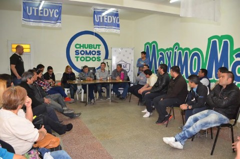 Maderna y el respaldo gremial de Chubut Somos Todos