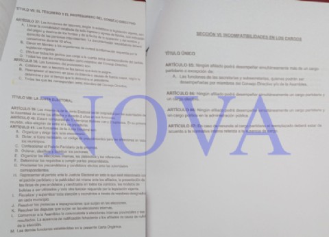 Acusan a dirigentes libertarios de ocupar cargos públicos y partidarios al mismo tiempo