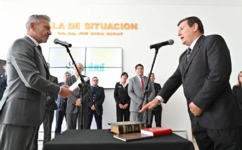 Arcioni tomó juramento a los nuevos subsecretarios del Ministerio de Seguridad
