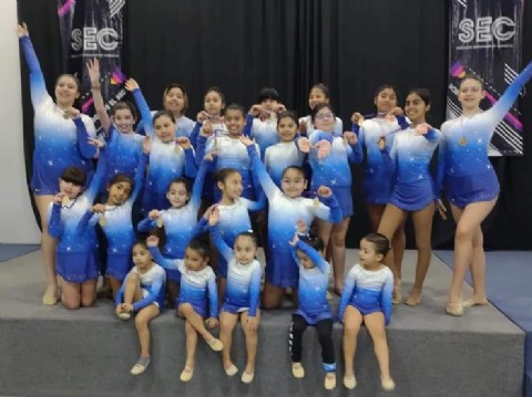 El Sindicato de Empleados de Comercio llevó a cabo un torneo de Gimnasia Rítmica
