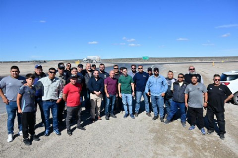 Con la rotonda de acceso a Puerto Madryn, Provincia culmina la segunda etapa de una obra demorada por más de dos décadas