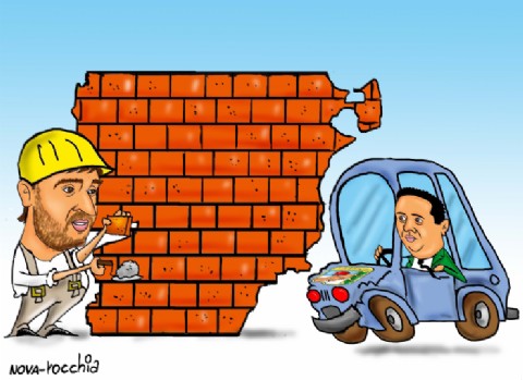 Provincia en reconstrucción: el líder de la oposición no puede conducir ni un auto