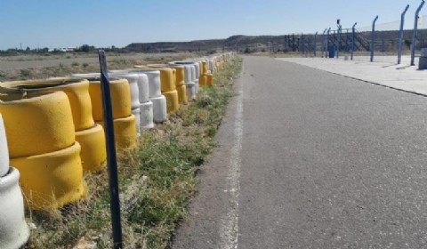 El Municipio de Trelew acondicionó el exterior del circuito "Mar y Valle"