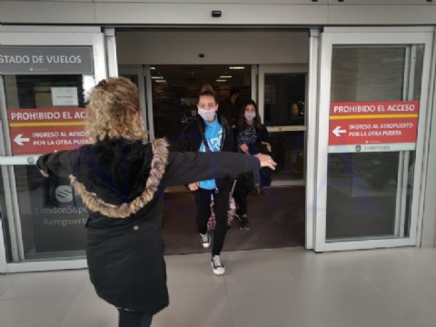 Volvió "Vanshi" a Trelew y destacó su felicidad de poder disfrutar la competencia en Ecuador