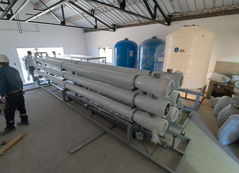 “Nacho” Torres destacó la llegada de la nueva planta desalinizadora a Puerto Pirámides