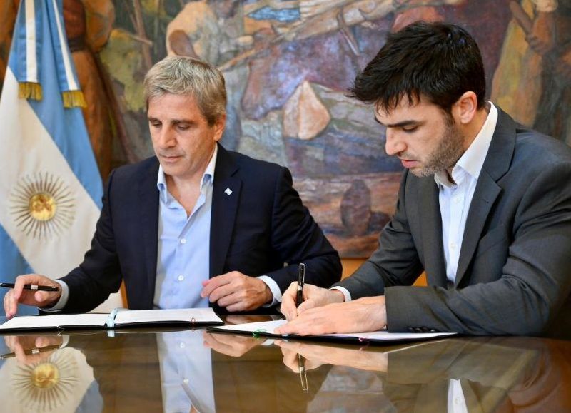 “Nacho” Torres firmó con Nación un acuerdo para el traspaso de obras