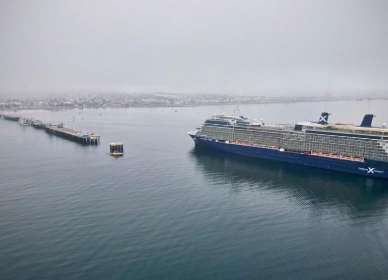 Puerto Madryn inicia el año con el crucero más grande