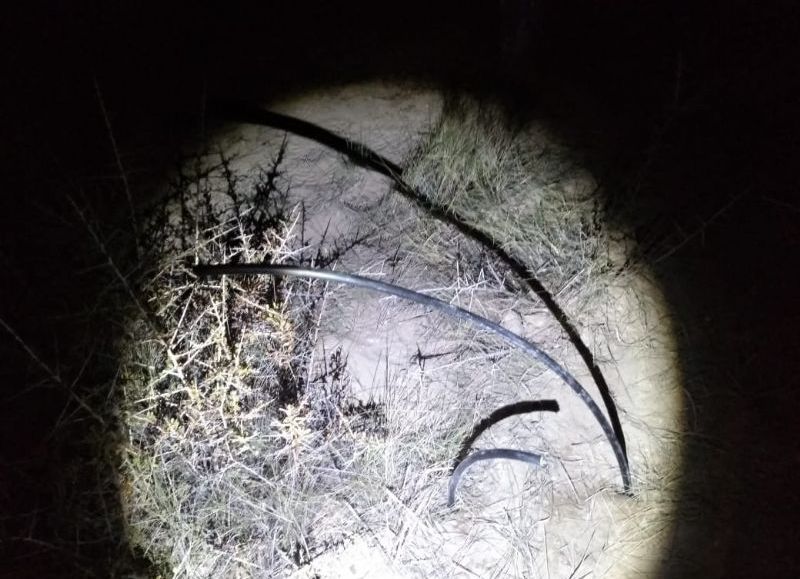 Policía del Chubut intervino ante un nuevo corte intencional de fibra óptica