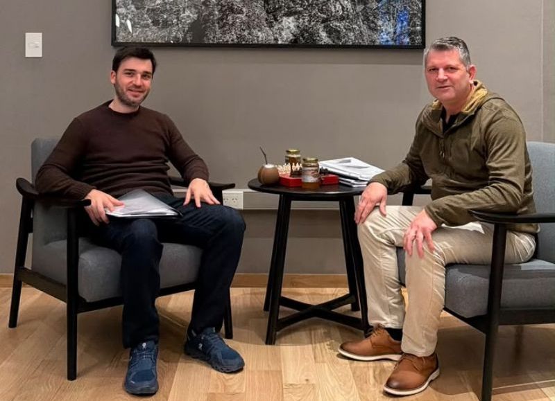 Torres y Limarieri avanzaron en una agenda de obras estratégicas para Gualjaina